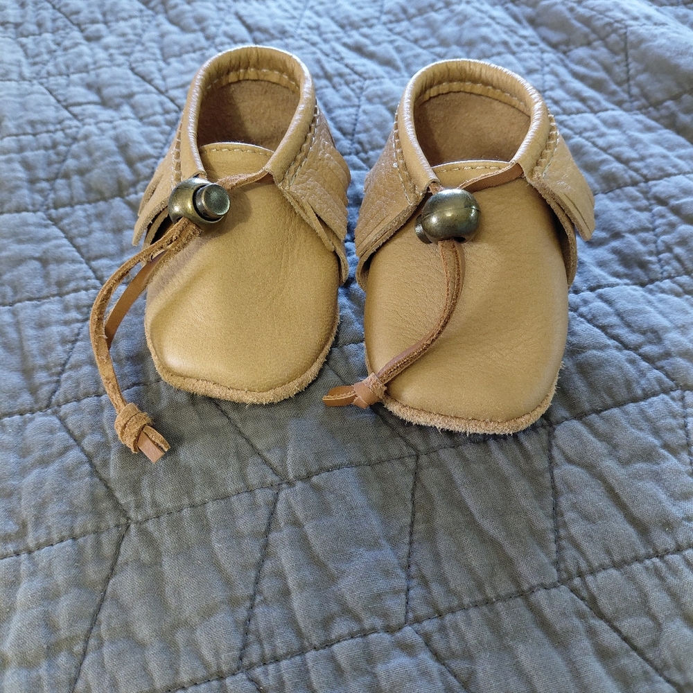 Moose Hide Baby Moccasins Booties